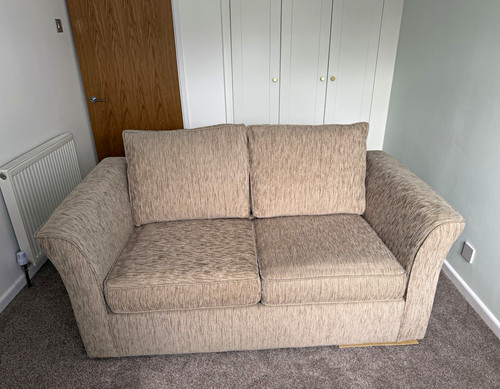 Somtoile beige fabric sofa bed - sofa,